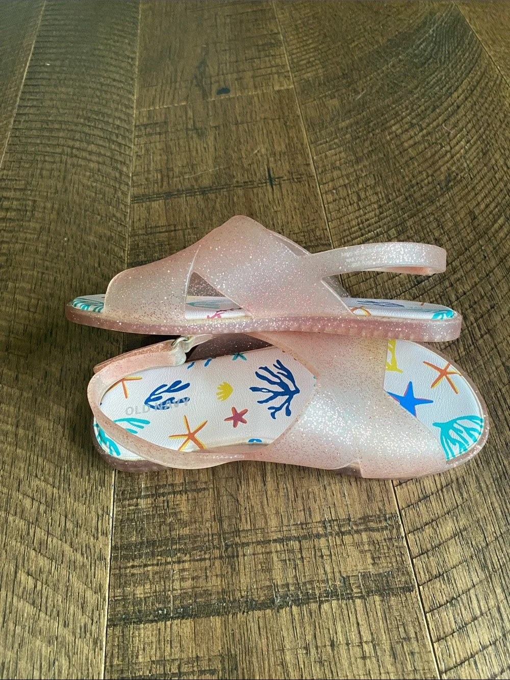 Old Navy Sparkle Jelly Sandals
